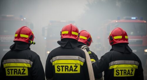 Tragedia w Brzegu Dolnym: 16-latek zginął w pożarze, siostra ocalała skacząc przez okno