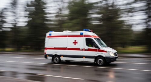 Policja w Kątach Wrocławskich ratuje poród w korku!