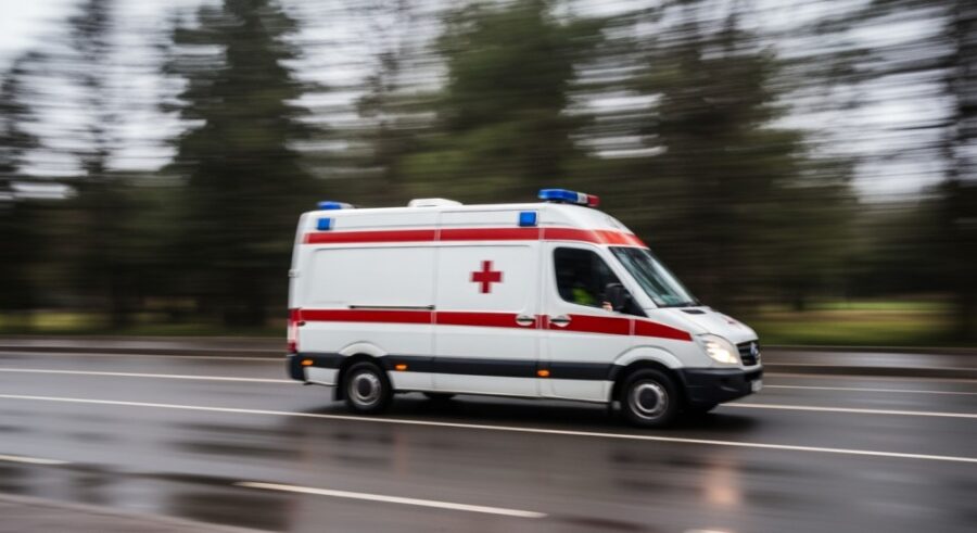 Policja w Kątach Wrocławskich ratuje poród w korku!