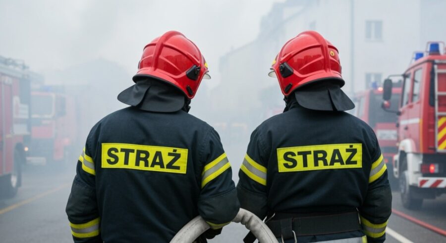 Policjanci z Karpacza w akcji: bohaterstwo w obliczu płomieni