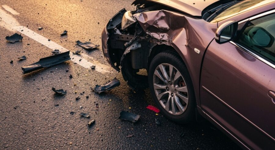 Kolizje na A4 pod Wrocławiem: 8 aut w zderzeniu, utrudnienia w ruchu