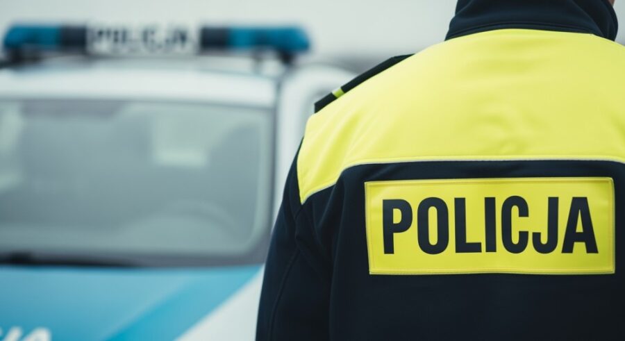 Pijany kierowca dachował po szaleńczej jeździe w Oławie