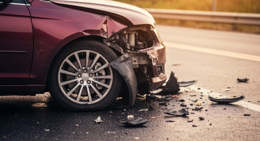 Pożar BMW na S8: Utrudnienia w drodze do Warszawy