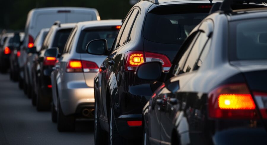 Poważne utrudnienia na A4! Wypadek wstrzymuje ruch w stronę Katowic