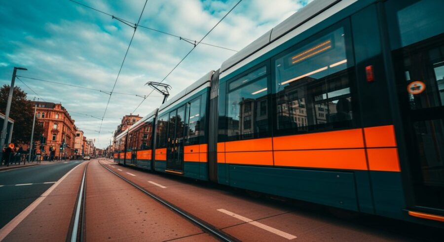 Zderzenie tramwaju z samochodem na Piłsudskiego. Tramwaje jadą objazdami
