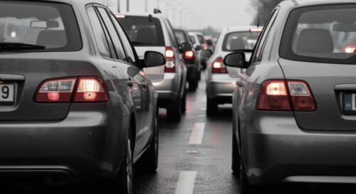 Poważna kolizja na obwodnicy Wrocławia: kierowcy utknęli w korkach
