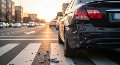 Oślepiające światła powodują poważny wypadek w powiecie jaworskim