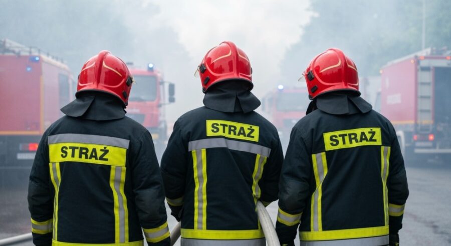 Groźny pożar we Wrocławiu: 6 osób rannych, 30 ewakuowanych