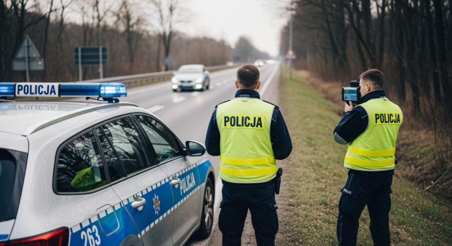 Brawurowa ucieczka pijaka kończy się szpitalem dla policjantów