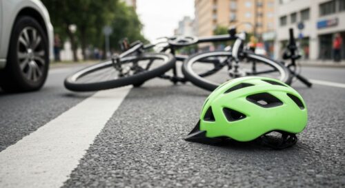 Pijany kierowca powoduje groźny wypadek z udziałem rowerzystki w Bogatyni