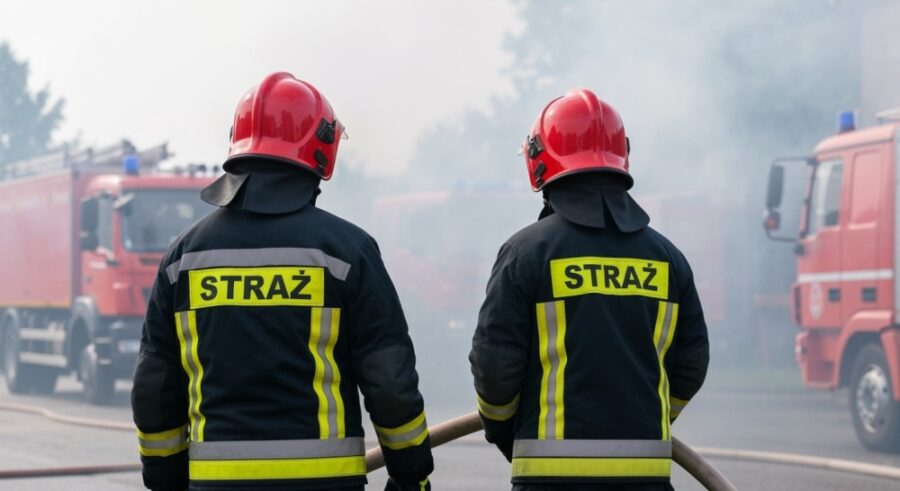 Policjanci z Wrocławia na ratunek płonącemu samochodowi!