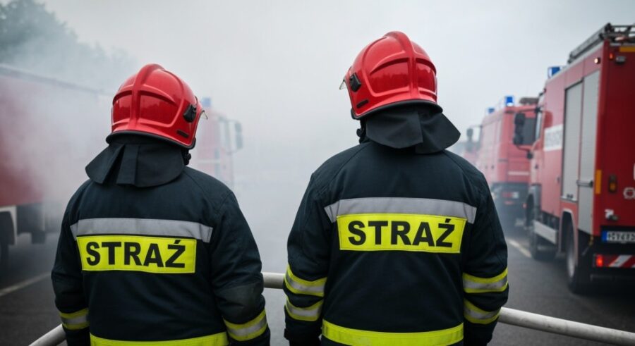 Pożar pustostanu we Wrocławiu: straż pożarna w akcji!
