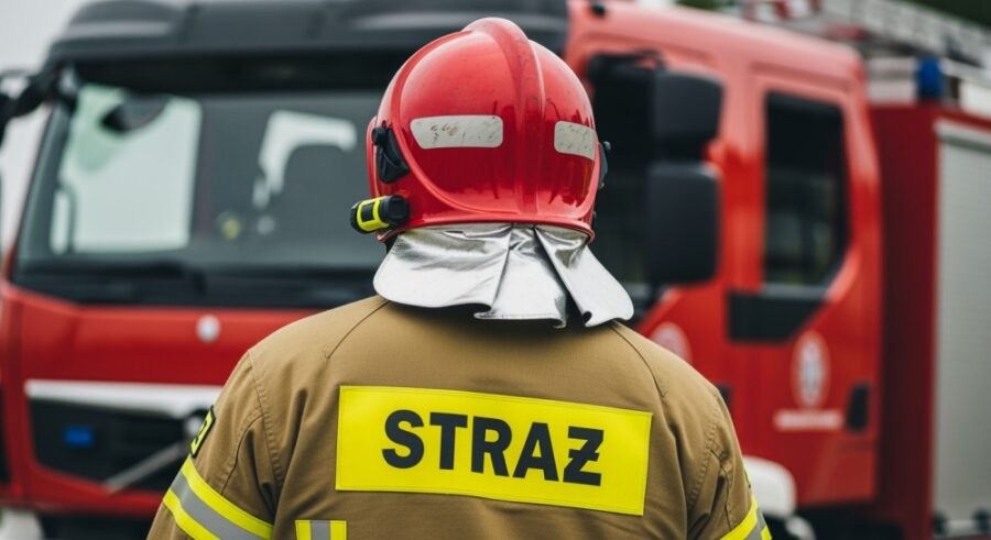 Pożar ciężarówki paraliżuje DK5 w ferii!