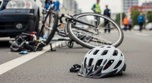 Rowerzysta na rauszu w pościgu – strażniczki w akcji!