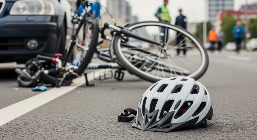 Rowerzysta na rauszu w pościgu – strażniczki w akcji!