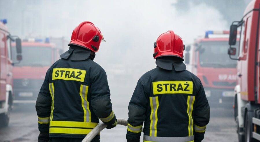 Policja uratowała mieszkańców Dolnego Śląska przed pożarową katastrofą