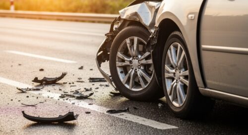 Poważny wypadek na A4: Pasażerka w szpitalu po zderzeniu z ciężarówką