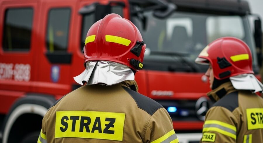 Bohaterski strażak ratuje życie w Pasterzycach!