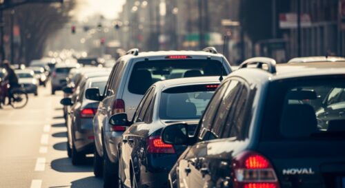 Kolizja na A4 pod Wrocławiem spowodowała 12-kilometrowy zator drogowy