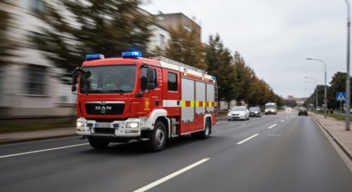 Bohaterska akcja policjantek i mieszkańców: wspólnie uratowali mężczyznę z płonącego budynku