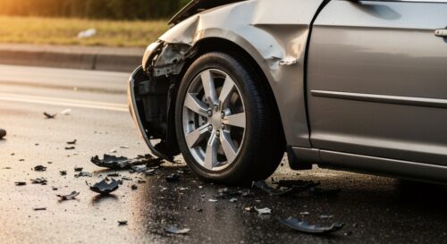 Zagadka z Kiełczówka: Auto w rzece, kierowca zniknął!