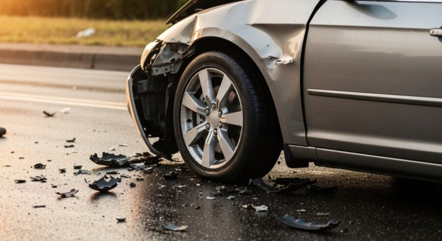 Zagadka z Kiełczówka: Auto w rzece, kierowca zniknął!