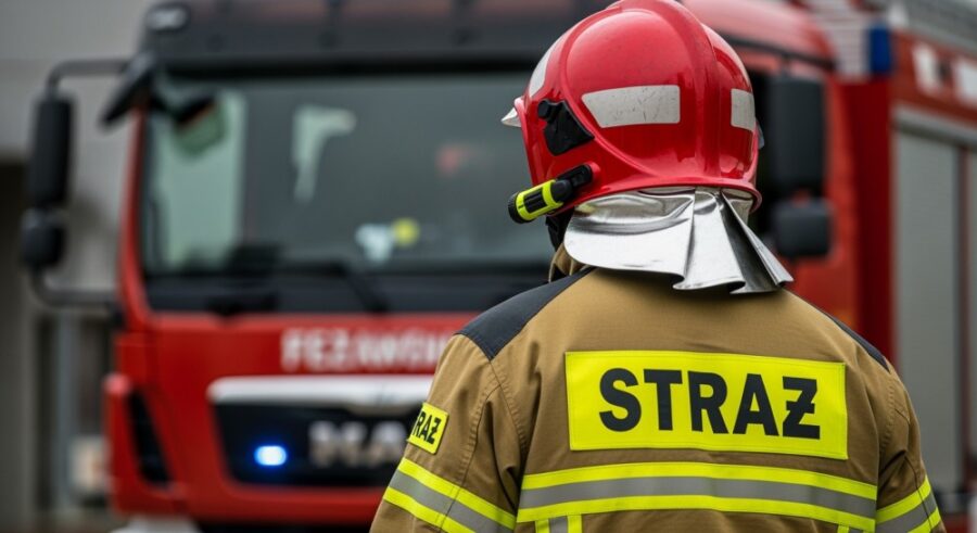 Heroiczne ratowanie życia w płonącym budynku w Głogowie