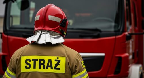 Duży pożar w składzie makulatury pod Wrocławiem. Aktualizacja