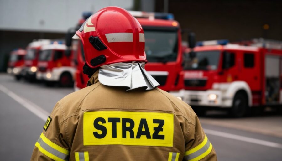 Wrocławska strażaczka odznaczona Krzyżem św. Floriana przez Prezydenta RP