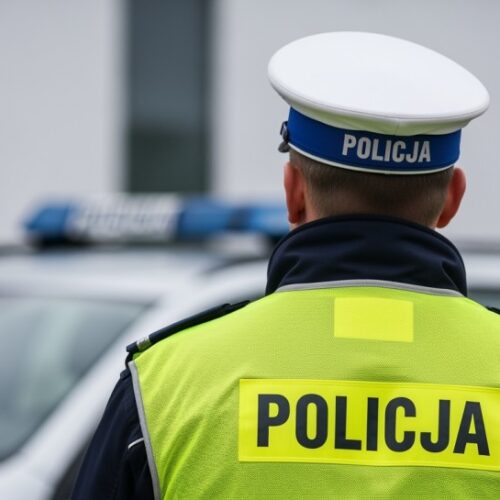 Kierowca z dożywotnim zakazem i narkotykami zatrzymany przez policję w Chocianowie