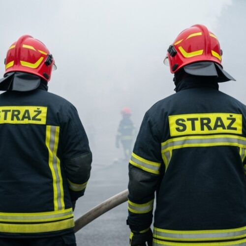 Pożar na Nowym Dworze: Szybka akcja strażaków ratuje mieszkańców