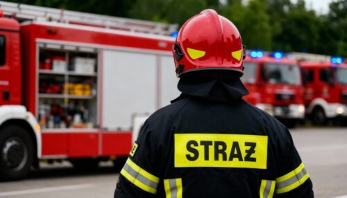 Wysokościowe wyzwania: Strażacy doskonalą umiejętności w Wrocławiu