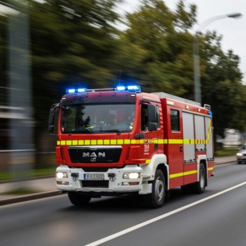42-latek aresztowany za wywołanie pożaru w Strzegomiu