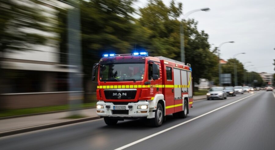 42-latek aresztowany za wywołanie pożaru w Strzegomiu