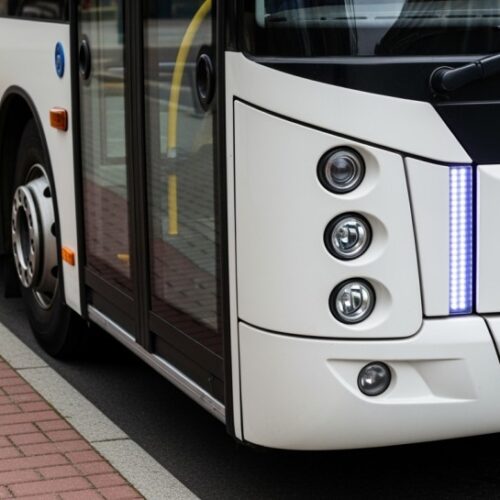 Agresywny pasażer rozbija szybę autobusu w Lubinie
