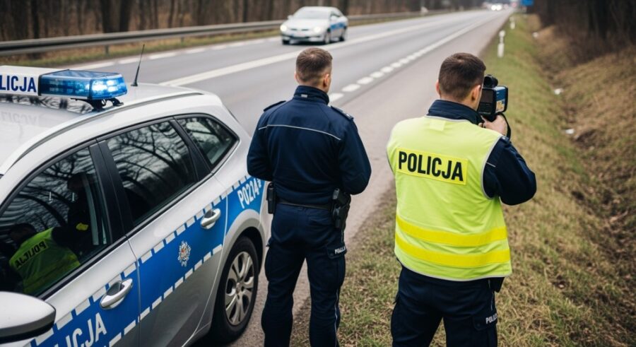 Pijany kierowca ciężarówki zagrażał życiu na drogach – interwencja policji uratowała sytuację