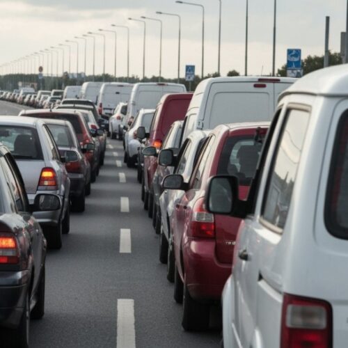 BMW na torach: poranny chaos we Wrocławiu