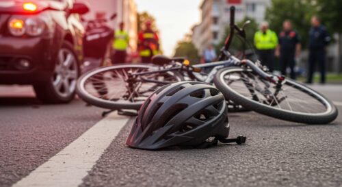 Rowerzysta w rękach policji: nerwowe zachowanie ujawnia narkotyki