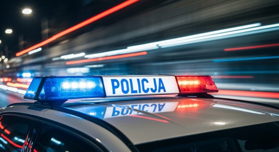 Rozbita lampa ujawnia nielegalnego kierowcę