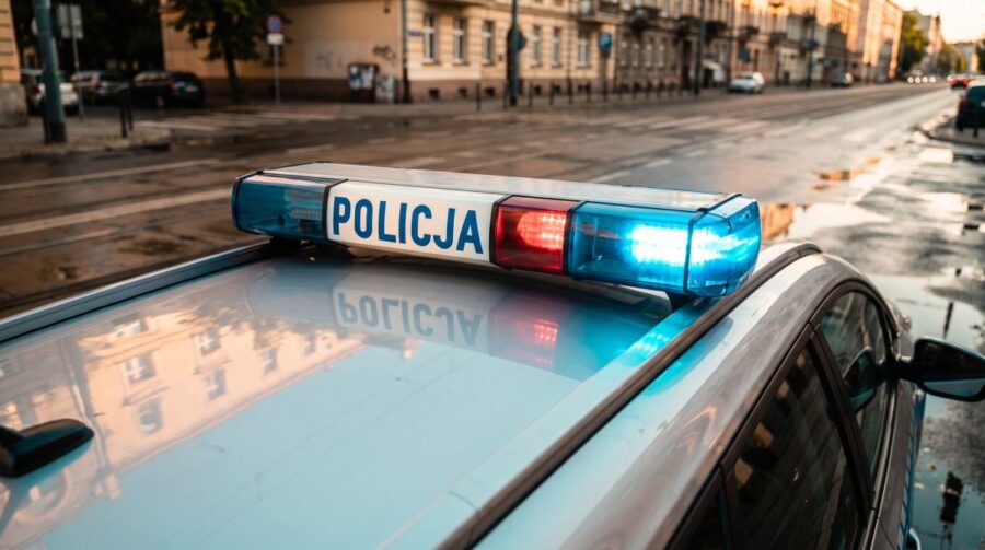 Szybka akcja wrocławskich policjantów: Zatrzymano nożownika po ataku na ochroniarza