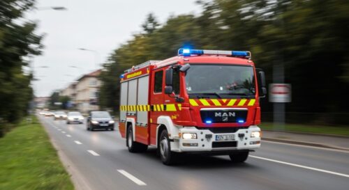 Ewakuacja mieszkańców po pożarze w wrocławskiej kamienicy: strażacy w akcji!