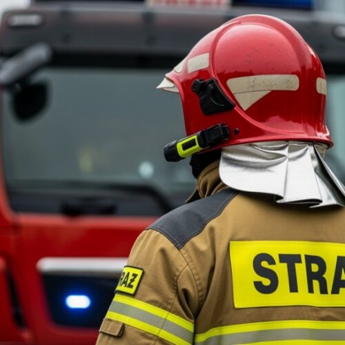 Błyskawiczna reakcja policjantki ratuje mieszkańców przed pożarem
