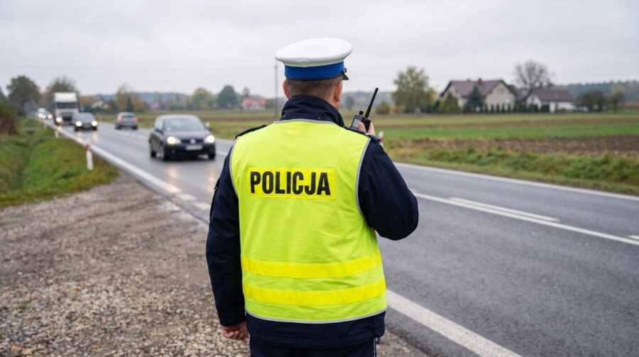 Ekspresowy pościg po Dolnym Śląsku: zatrzymany uciekinier bez prawa jazdy