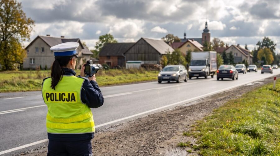Brawurowa ucieczka motocyklisty z zakazem – pościg zakończony kolizją!